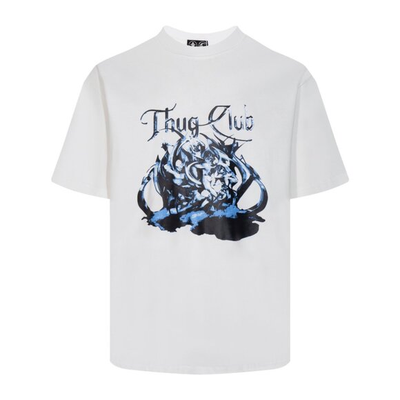 Thug Club White Graphic T Shirt - Picture 1 of 8